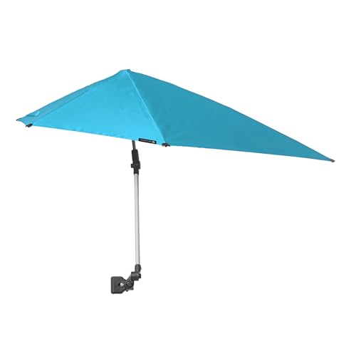 SPORT-BRELLA SPF 50+ ADJUSTABLE UMBRELLA UNIVERSAL CLAMP BRIGHT AQUA XL - Like New