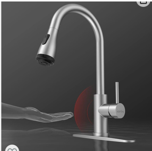 WaterSong Touchless Kitchen Faucet Sink w/ Smart Sensor - Scratch & Dent
