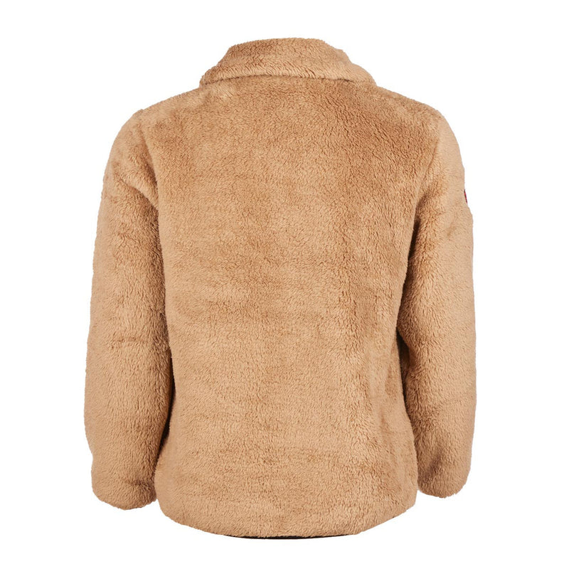 CANADA WEATHER GEAR WOMEN'S FLEECE HEAVY MOUNTAIN JACKET, TOFFEE, LARGE - Brand New