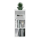 FURINNO LUDER BOOKCASE BOOK STORAGE 3-TIER 11003WH - WHITE - Like New