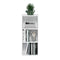FURINNO LUDER BOOKCASE BOOK STORAGE 3-TIER 11003WH - WHITE - Like New