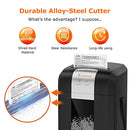 Bonsaii 16 Sheet Paper Shredder Office 60-Minute Cross-Cut Heavy Duty Shredders - Brand New
