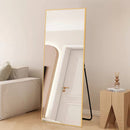 MAYEERTY NEUTYPECHIC 43"X16" FULL LENGTH FLOOR MIRROR - GOLD - Like New