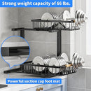 KEKAPE UNDER SINK ORGANIZER AND STORAGE, PULL OUT DRAWER ORGANIZER - BLACK - Brand New