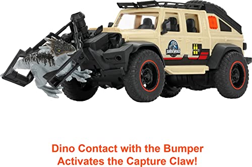 Matchbox RC Jurassic World Dominion Jeep Gladiator, 6-inch Dracorex, Claw - Like New