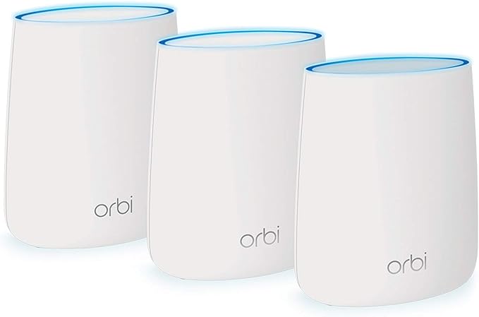 Netgear RBK53v2 Orbi AC3000 Whole Home WiFi System 1x Router 2x Satellites Like New