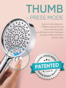 Cobbe Filtered Shower Head with Handheld, High Pressure 6 Spray Mode Showerhead - Brand New