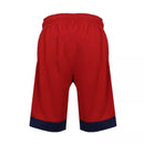 JUMP START MEN'S MESH QUICK DRY ATHLETIC PERFORMANCE SHORTS,SIZE: 2XL - RED/NAVY - Brand New