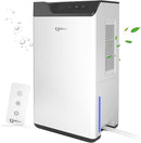 VELLGOO DRYBOX INDOOR DEHUMIDIFIER WITH DRAIN HOSE, UP TO 580 M - WHITE - Like New