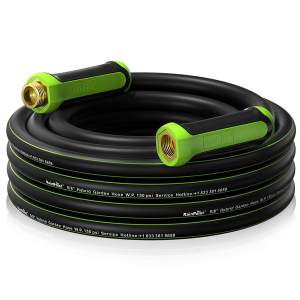 RAINPOINT Garden Hose 25ft x 5/8", Water Hose Heavy Duty, Flexible, Lightweight - Brand New