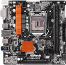 ASRock Motherboard Micro ATX DDR4 LGA 1151 H110M-DGS - Like New