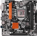 ASRock Motherboard Micro ATX DDR4 LGA 1151 H110M-DGS Like New