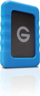 G-Technology 1TB G-DRIVE ev RaW Portable External Hard Drive 0G04101-1 - Blue - Like New