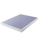 ZINUS METAL BOX SPRING WITH WOOD SLATS 4 INCH MATTRESS FOUNDATION QUEEN - WHITE - Like New