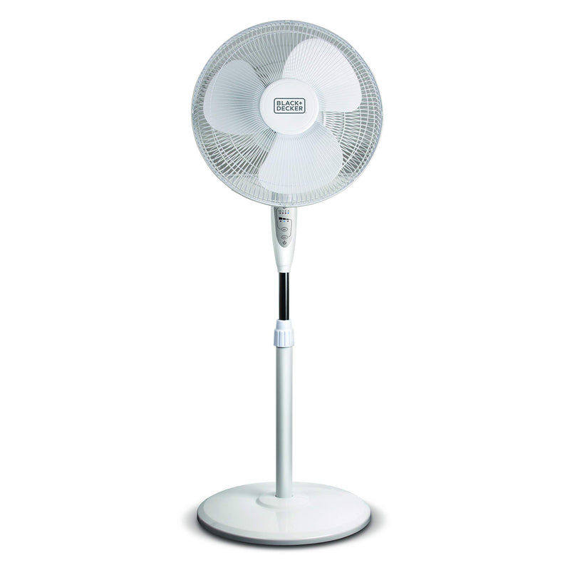 BLACK+DECKER 16" Stand Fan with Pedestal Base HEIGHT ADJUSTABLE PEDESTAL FAN - Like New