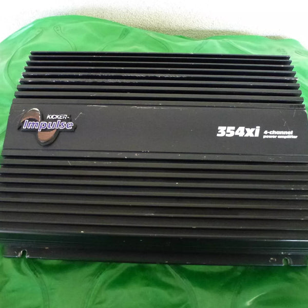 KICKER IMPULSE 354XI 4 CHANNEL POWER AMPLIFIER - BLACK - Like New