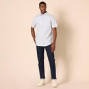 AEM20185FW22 AMAZON ESSENTIALS MEN'S STRETCH OXFORD SHIRT WITH POCKET XL - LGRY - Like New
