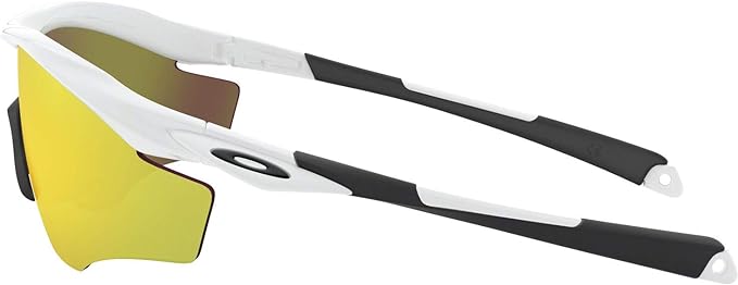 OAKLEY M2 Frame XL Rectangular Sunglasses OO9343 Polished White/Fire Iridium - Like New