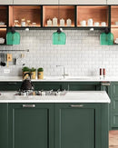 RAINLIGHTING 1 Light Hanging Kitchen Island Light Fixtures 6.1"Glass 3 Pack - Brand New