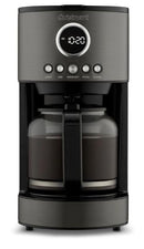 CUISINART DCC-1220BKSFR 12 CUP COFFEEMAKER, STAINLESS STEEL BLACK - BLACK - Like New