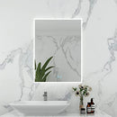 Newcoco 24x32 Inch LED Bathroom Mirror Lighted Wall Mounted B093T3Y77J - Black - Like New