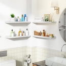 LOVE-KANKEI WHITE LONG FLOATING SHELVES FOR WALL 24 INCH SET OF 4 - WHITE - Like New