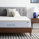 Lucid 2 Inch Ventilated Foam Mattress Topper Breathable Full Size B07NDZNGBC - Brand New