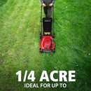 POWERSMART 21" 2-IN-1 PUSH LAWN MOWER 144CC ENGINE V8721P - RED - Like New
