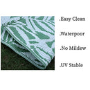 SUBEIXI Green Outdoor Rug 5x8ft Modern Area Rug - Blue - Brand New