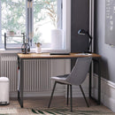 VASAGLE COMPUTER WRITING DESK WITH 8 HOOKS SIMPLE STUDY PC TABLE 47.2" - BROWN - Like New