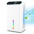 BOGLVR DEHUMIDIFIER HOME 800 SQ.FT AUTO SHUT-OFF,QUIET DUAL-CORE DESIGN - WHITE - Like New