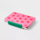 CAT & JACK STAINLESS STEEL BENTO BOX - STRAWBERRY - Like New