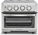 Cuisinart Air Fryer Toaster Oven Bake Grill Broil 8-1 Oven TOA-70 - Silver - Brand New