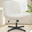 OLIXIS Criss Cross Chair, Cross Legged Vanity Chair, Home Office Desk - Brand New