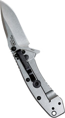 Kershaw Cryo G-10 Pocket Knife 2.75" Steel Drop Point Blade 4057-0445 - Black - Like New
