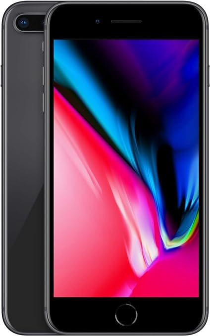 APPLE IPHONE 8 PLUS 64GB CRICKET LOCKED MQ8D2LL/A - BLACK - Like New