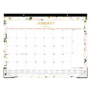 ‎BLUE SKY 2026 DAY DESIGNER DESK PAD CALENDAR 22" X 17" COMING UP ROSES - WHITE - Like New