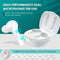ORKEEN HEARING AID RECHARGEABLE, NOISE CANCELLING, 4 CUSTOMIZABLE JH-A32 - WHITE - Like New