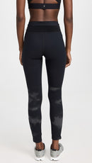 RUN ON CLOUDS ON WOMEN'S TIGHTS LONG LUMOS LEGGINGS - SIZE: WOMEN M - BLACK - Brand New