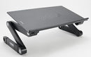 UNCAGED ERGONOMICS WORKEZ BEST ADJUSTABLE LAPTOP STAND XL 18" x 11" - BLACK Like New