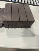 VEVOR EVENT-FLOORING 10 PIECE, SIZE: 320X320X215 MM - BROWN - Like New