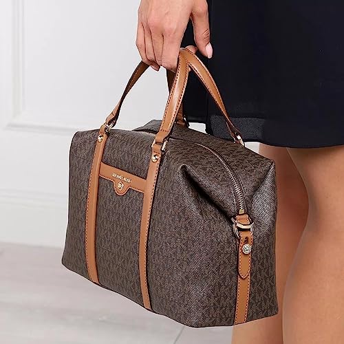 30T1GKNS2B Michael Kors Beck Medium Satchel Brown/Acorn One Size - Like New
