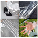 RFDMXC 10ftx10ft Thicken Transparent Tarp Garden Rainproof Clear Poly Tarp - Brand New