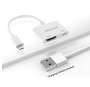 BELLVIE COMPATIBLE IPHONE TO HDMI ADAPTER SLIM LIGHT WEIGHT IPHONE IPAD IPOD - Like New