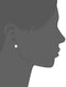 THE SAK LAYERED STUD SET EARRINGS - BLACK/SILVER - Brand New