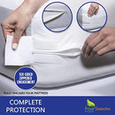 FOUR SEASONS ESSENTIALS SLEEPER SOFA TWIN SIZE MATTRESS PROTECTOR WHITE - Like New