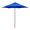 ASTELLA 9-FT STEEL NO-TILT MARKET PATIO UMBRELLA - BLUE - Like New
