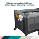 Safety 1st 4-in-1 Portable Play Yard with Bassinet, Portable Bassinet 3362-9384 - Like New