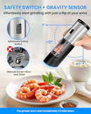 Gravity Electric Gravity Electric Pepper and Salt Grinder Set of 2 Pack - Like New