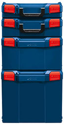 BOSCH L-BOXX-1 4.5 In. x 14 In. x 17.5 In. Stackable Tool Storage Case - Blue - Brand New